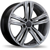 Replika R205 Dark Hyper Silver 17x7.5 +33 5x112 66.5