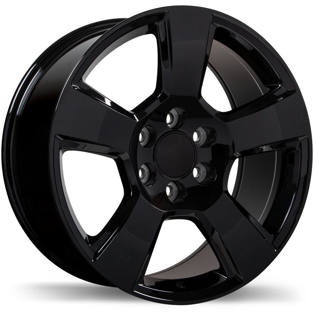Replika R211 Gloss Black 20x9.0 +27 6x139.7 78.1