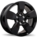 Replika R212 Gloss Black 18x8.5 +33 6x120 67.1