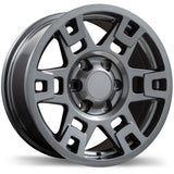 Replika R213 Gloss Gunmetal 17x8.0 +5 6x139.7 106.1