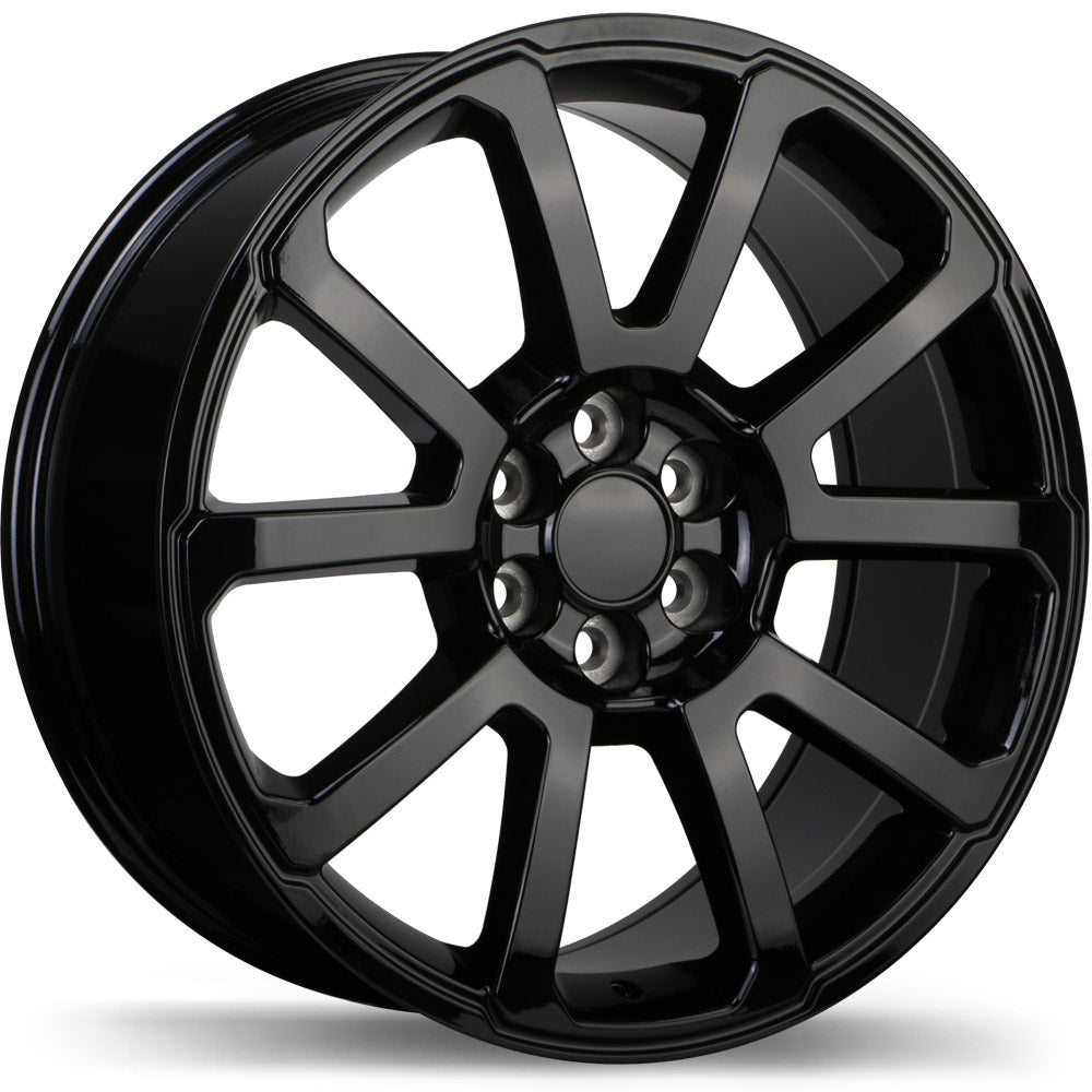 Replika R214 Gloss Black 20x8.5 +33 6x120 67.1