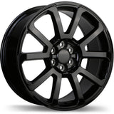 Replika R214 Gloss Black 20x8.5 +33 6x120 67.1