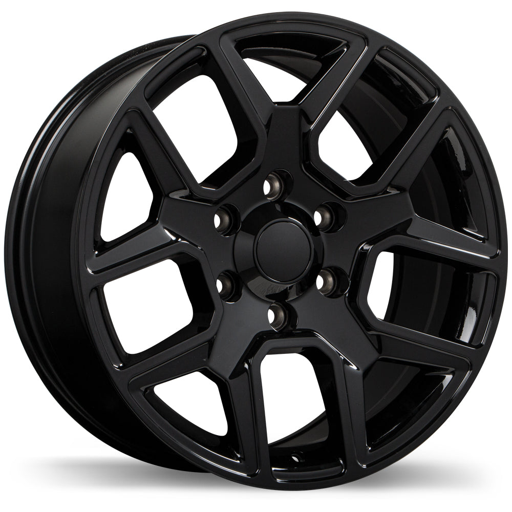 Replika R220 Gloss Black 18x8.0 +19 6x139.7 78