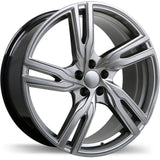 Replika R221 Dark Hyper Silver 20x8.5 +38 5x108 65.1