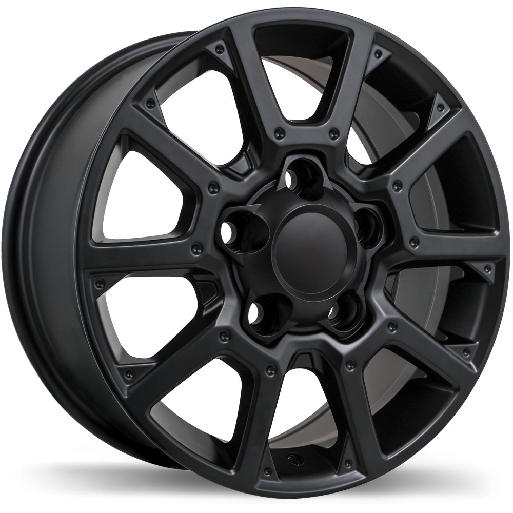 Replika R226 Satin Black 18x8.0 +60 5x150 110.1