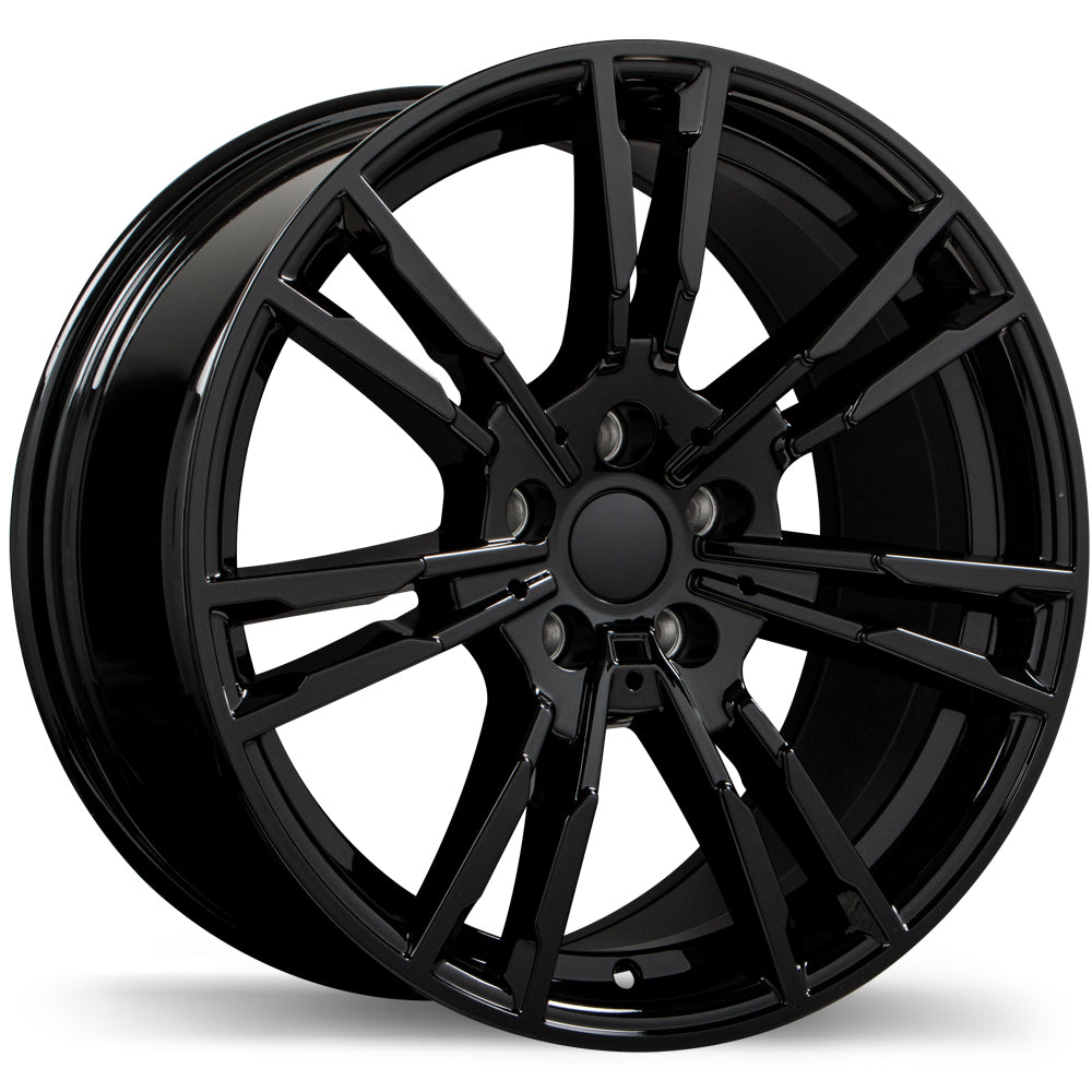 Replika R231 Gloss Black 18x8.0 +25 5x112 66.6