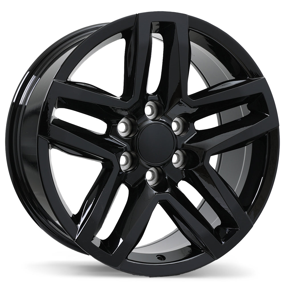 Replika R245 Gloss Black 20x9.0 +28 6x139.7 78