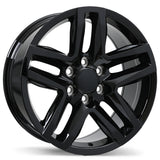 Replika R245 Gloss Black 20x9.0 +28 6x139.7 78