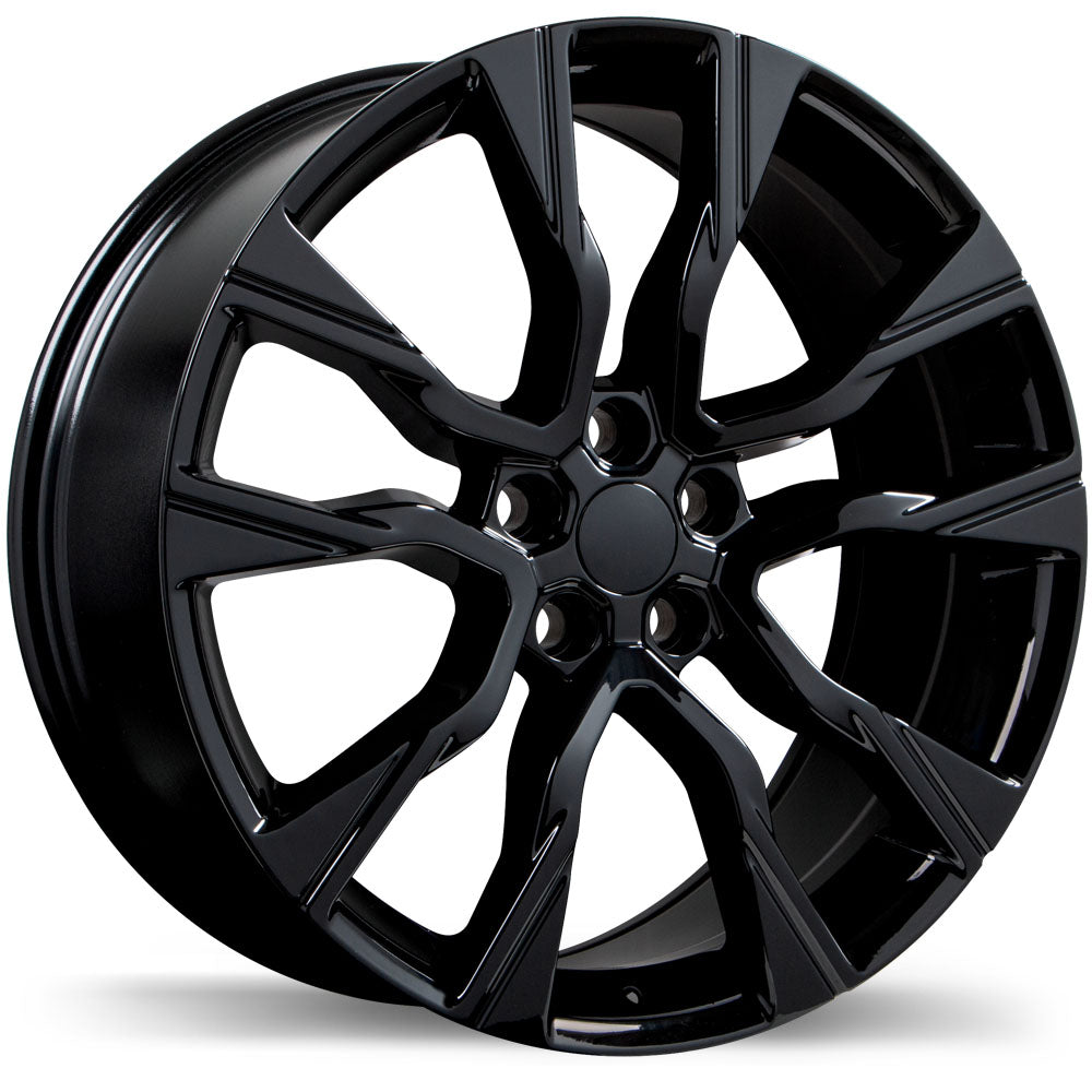 Replika R251 Gloss Black 20x9.0 +45 5x108 63.4
