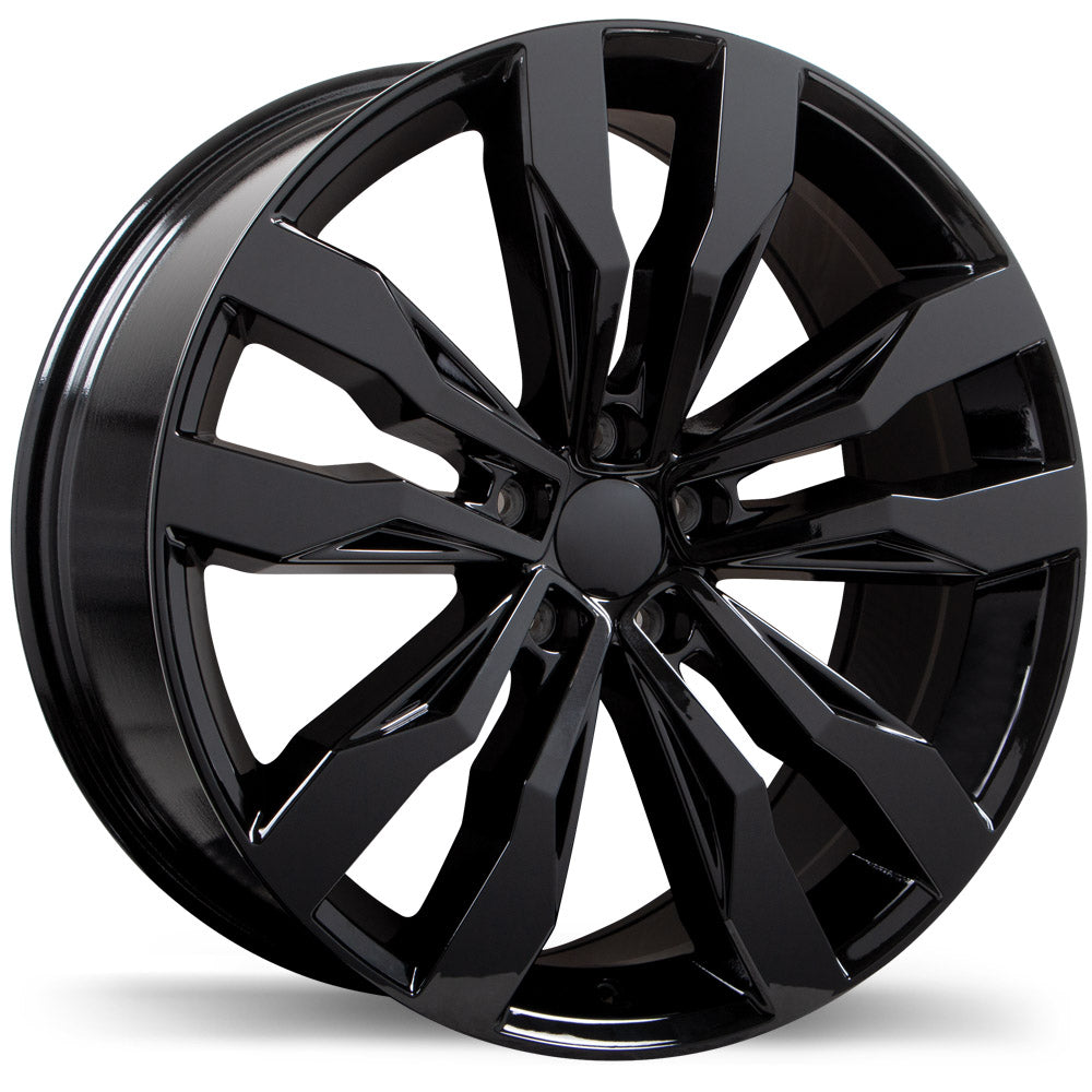 Replika R260A Gloss Black 20x8.5 +34 5x112 57.1