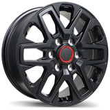 Replika R262 Satin Black 18x7.5 +60 6x139.7 95.1