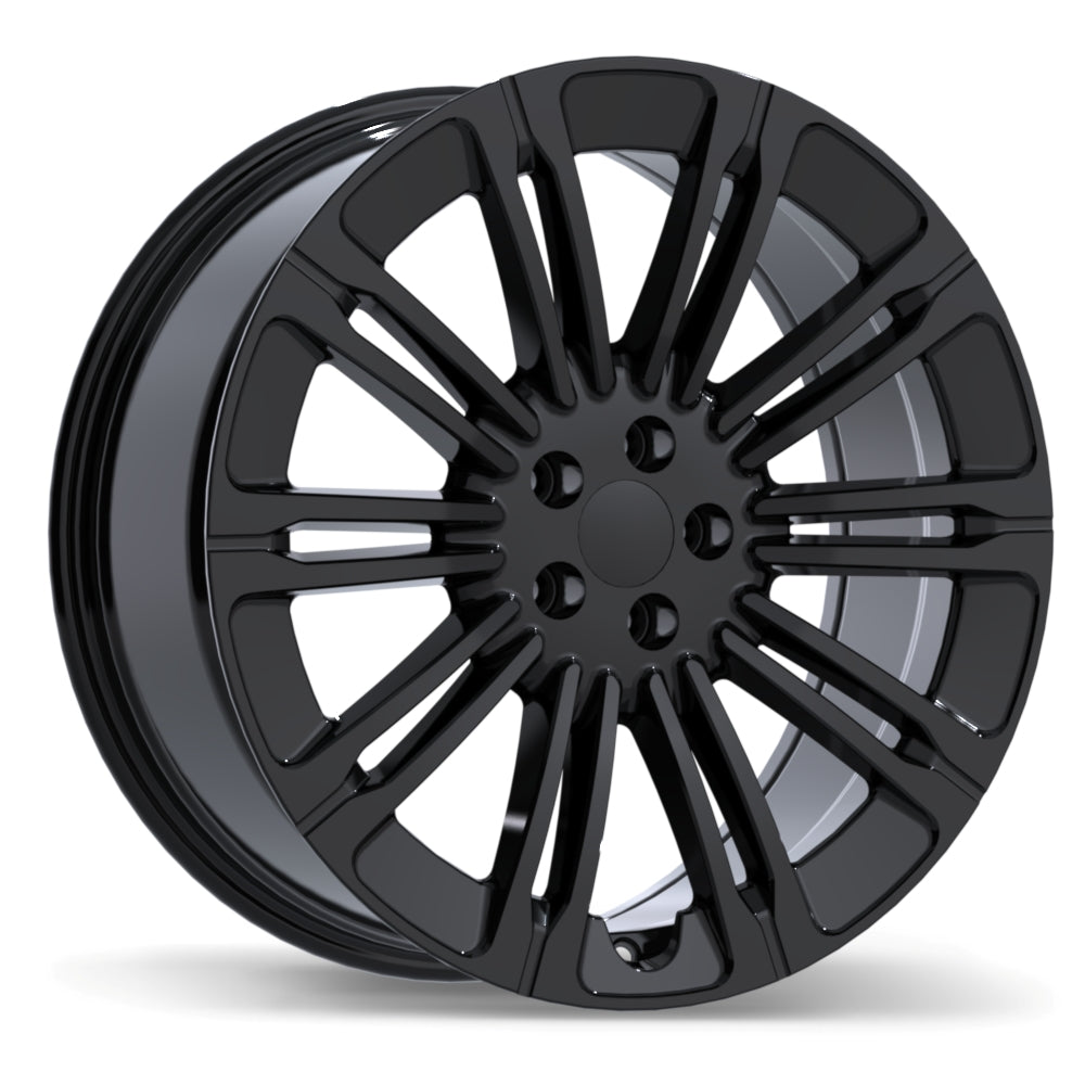 Replika R277 Gloss Black 20x8.5 +42 5x120 72.6