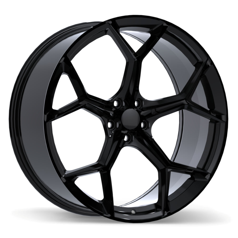 Replika R282 Gloss Black 22x9.5 +25 5x112 66.5