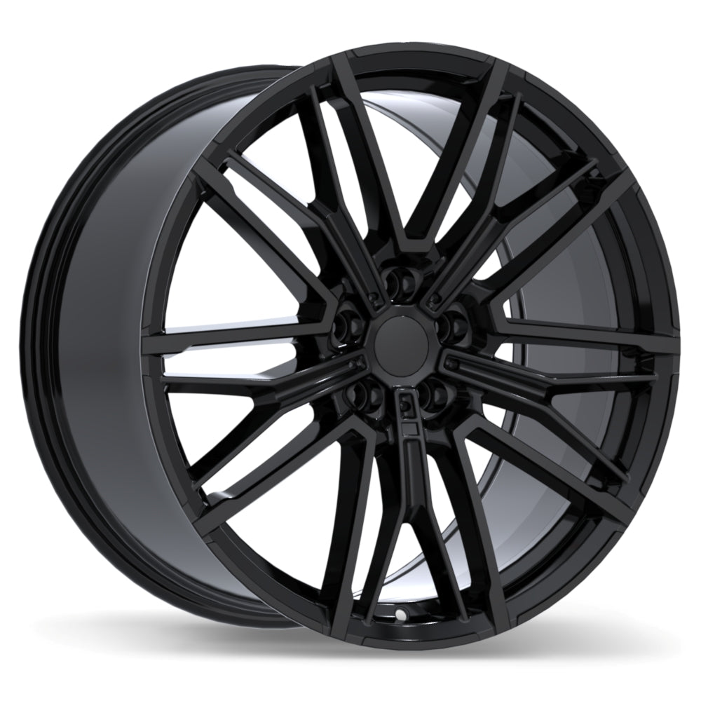 Replika R283 Gloss Black 20x9.0 +35 5x112 66.6