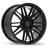 Replika R283 Gloss Black 20x9.0 +35 5x112 66.6