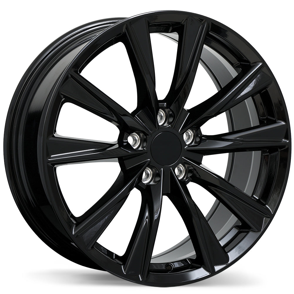 Replika R284 Gloss Black 19x8.0 +40 5x114.3 60.1