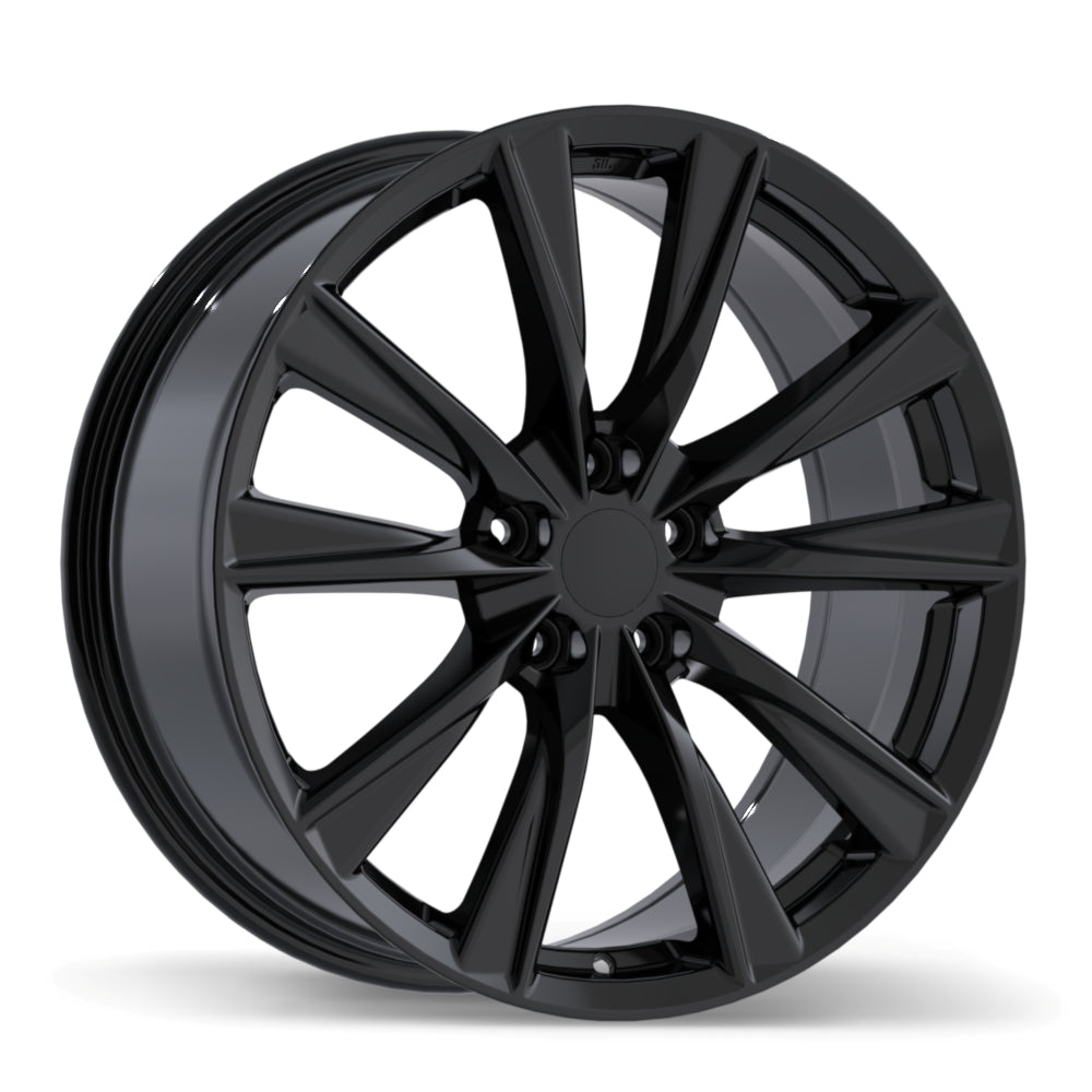 Replika R284 Gloss Black 21x8.0 +40 5x114.3 60.1