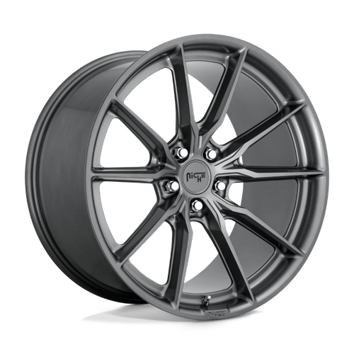 Niche M239 RAINIER Matte Anthracite 22x10.5 +40 5X120 74.1