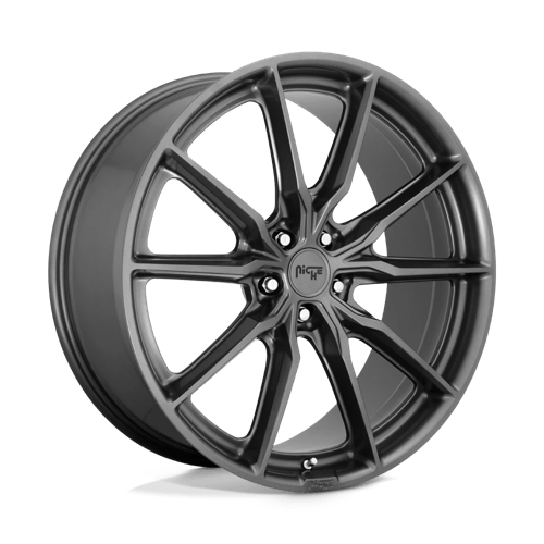 Niche M239 RAINIER Matte Anthracite 22x9 +38 5X108 72.56