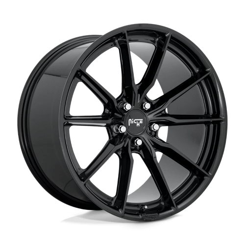 Niche M240 RAINIER Gloss Black 22x10.5 +20 5X115 72.56