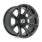 XD XD854 REACTOR Gloss Black Milled 20x9 +0 5X139.7/5X150 110.1