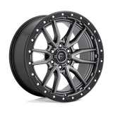 Fuel D680 REBEL Matte Gun Metal Black Bead Ring 20x9 +20 6X139.7 106.1