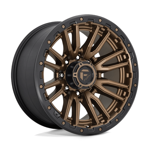 Fuel D681 REBEL Matte Bronze Black Bead Ring 20x10 -18 8X165.1 125.1