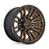 Fuel D681 REBEL Matte Bronze Black Bead Ring 20x10 -18 8X165.1 125.1
