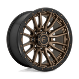 Fuel D681 REBEL Matte Bronze Black Bead Ring 22x10 -18 8X165.1 125.1