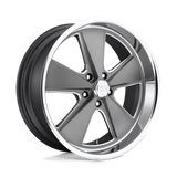 US Mag U120 ROADSTER Matte Gun Metal Machined 18x8 +01 5X120.65 72.56