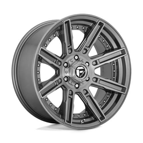 Fuel D710 ROGUE PLATINUM Brushed Gun Metal Tinted Clear 20x9 +01 6X135 87.1