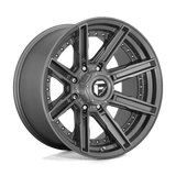 Fuel D710 ROGUE PLATINUM Brushed Gun Metal Tinted Clear 20x10 -18 8X165.1 125.1