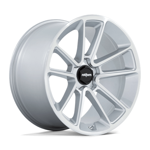 Rotiform R192 BTL Gloss Silver W/ Machined Face 22x10 +30 5X112 66.5