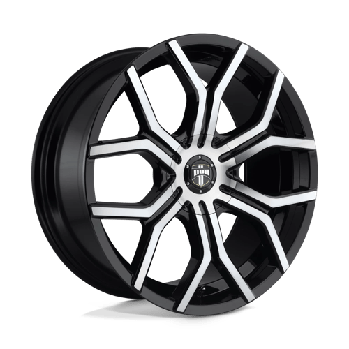 DUB S209 ROYALTY Gloss Machined Double Dark Tint 22x9.5 +30 6X120/6X132 74.6