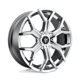 DUB S207 ROYALTY Chrome Plated 24x9.5 +30 6X135/6X139.7 87.1