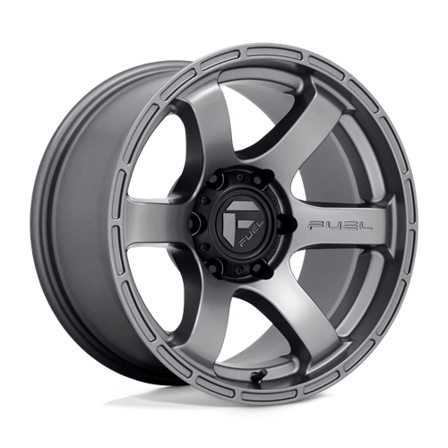 Fuel D767 RUSH Matte Gun Metal 17x9 -12 6X139.7 106.1