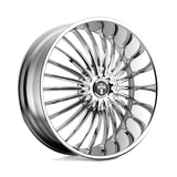 DUB S140 SUAVE Chrome Plated 26x9.5 +30 6X135/6X139.7 87.1