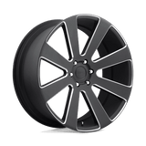 DUB S187 8-BALL Matte Black Milled 26x10 +30 6X139.7 78.1