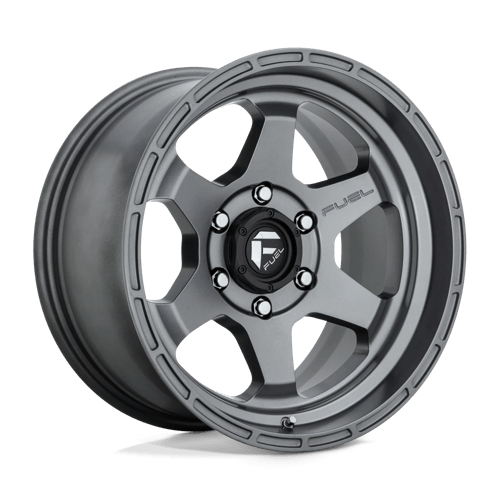 Fuel D665 SHOK Matte Anthracite 16x7 +42 5X160 65.1
