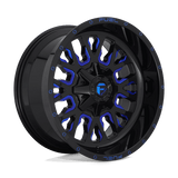 Fuel D645 STROKE Gloss Black Blue Tinted Clear 20x10 -18 5X114.3/5X127 78.1