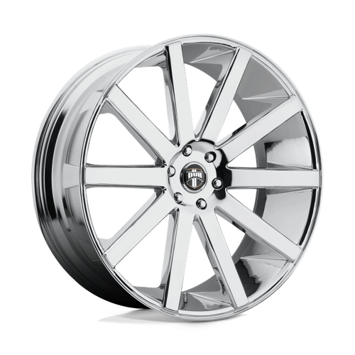 DUB S120 SHOT CALLA Chrome Plated 24x10 +30 6X135 87.1