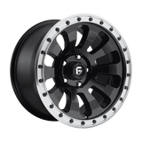 Fuel D629 TACTIC Matte Black Machined Ring 17x9 -12 5X127 78.1