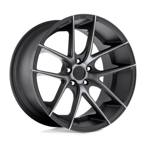 Niche M130 TARGA Matte Black Double Dark Tint 19x8.5 +47 5X130 71.6