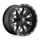 Fuel D513 THROTTLE Matte Black Milled 18x9 +20 8X180 125.1