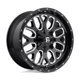 Fuel D588 TITAN Gloss Black Milled 20x10 -18 5X139.7/5X150 110.1