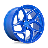 Niche M268 TORSION Anodized Blue Milled 20x9 +27 5X112 66.5