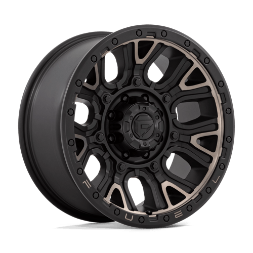 Fuel D824 TRACTION Matte Black W/ Double Dark Tint 20x9 +1 8X170 125.1