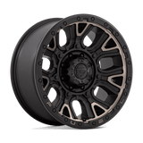 Fuel D824 TRACTION Matte Black W/ Double Dark Tint 20x9 +1 8X165.1 125.2