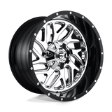 Fuel D211 TRITON Chrome Plated Gloss Black Lip 20x10 -19 8X165.1 125.1