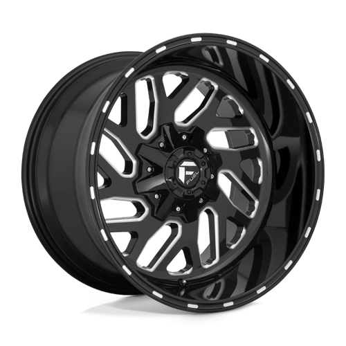 Fuel D581 TRITON Gloss Black Milled 20x10 -18 8X180 124.2